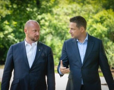 Jacek Siewiera oraz Rafał Trzaskowski.