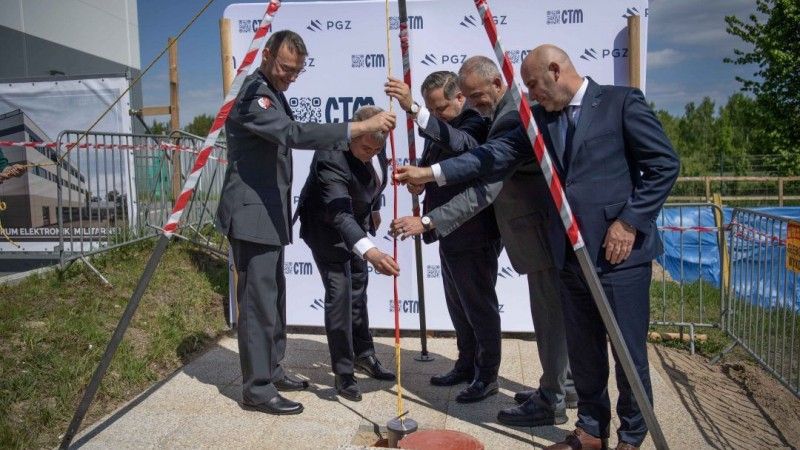 W Gdyni powstaje Centrum Elektroniki Militarnej, 21 maja 2025 r.