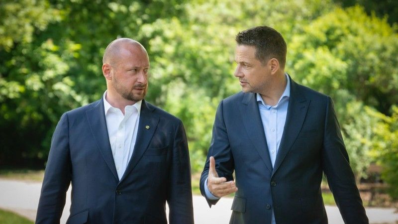 Jacek Siewiera oraz Rafał Trzaskowski.