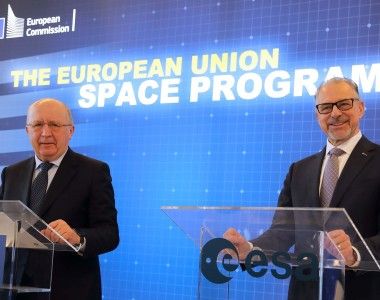 ESA, Europejska Agencja Kosmiczna, Unia Europejska, Andrius Kubilius, Josef Aschbacher