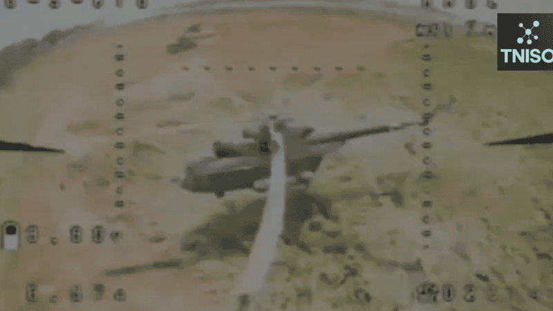 Mi-17 w obiektywie drona FPV