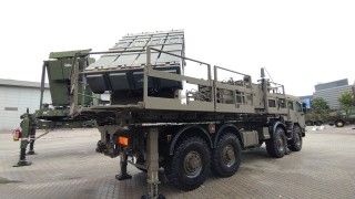 Przeciwlotniczy zestaw rakietowy SPYDER na targach IDET 2025 w Brnie.