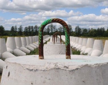 Tarcza Wschód, prace inżynieryjne, gwiazdobloki, maj 2025