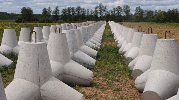 Tarcza Wschód, prace inżynieryjne, gwiazdobloki, maj 2025
