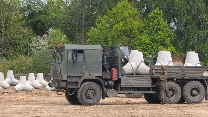 Tarcza Wschód, prace inżynieryjne, maj 2025