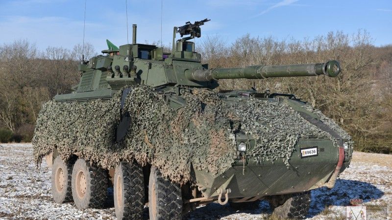 Belgijska Piranha z armatą 90 mm