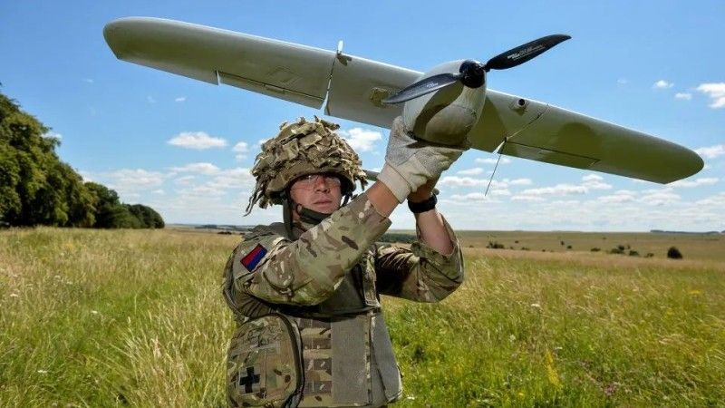 Brytyjski dron rozpoznawczy Desert Hawk III.