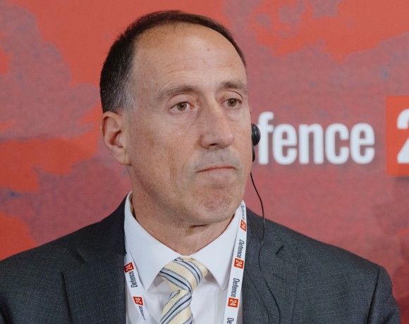 Lieutenant General (retired) Leonard Kosinski, Chief Strategy Officer at Air Space Intelligence, attends a discussion panel during Defence24 Days.
