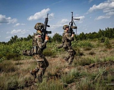 Żołnierze 21. Brygady Strzelców Podhalańskich na ćwiczeniu „Rozsądny Gronostaj 25”.