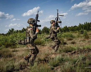 Żołnierze 21. Brygady Strzelców Podhalańskich na ćwiczeniu „Rozsądny Gronostaj 25”.