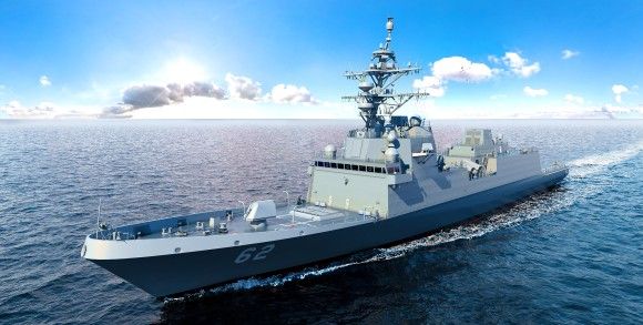 Wizualizacja USS „Constellation” (FFG 62), prototypu nowej fregaty U.S. Navy.
