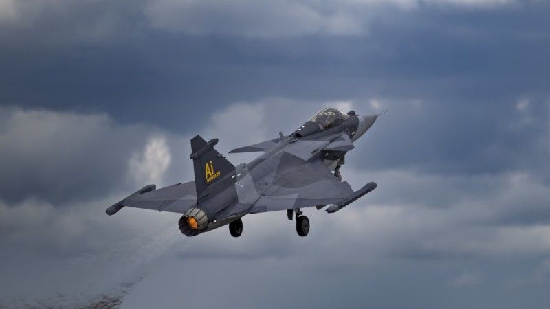 Gripen E Saab AI Helsing