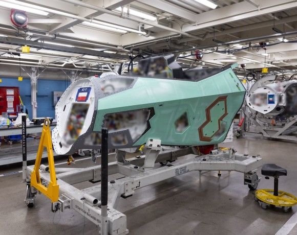 Kadłub polskiego F-35 o oznaczeniu AZ-17.