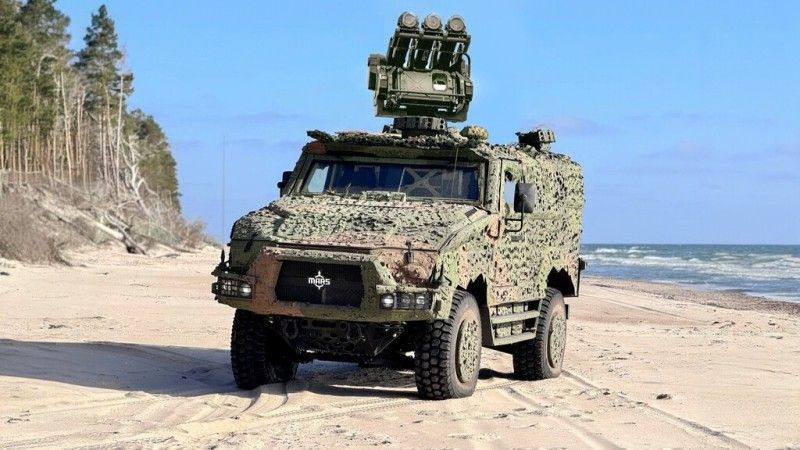 System RBS 70 NG posadowiony na pojeździe MARS S-330.