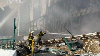 Zniszczenia na Ukrainie po atakach rosyjskich