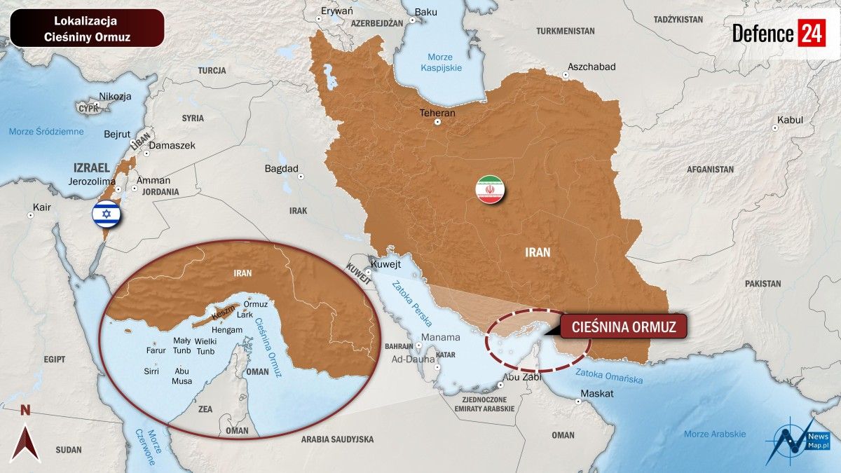 Iran pozwoli na transport przez Cieśninę Ormuz. Jest jeden warunek