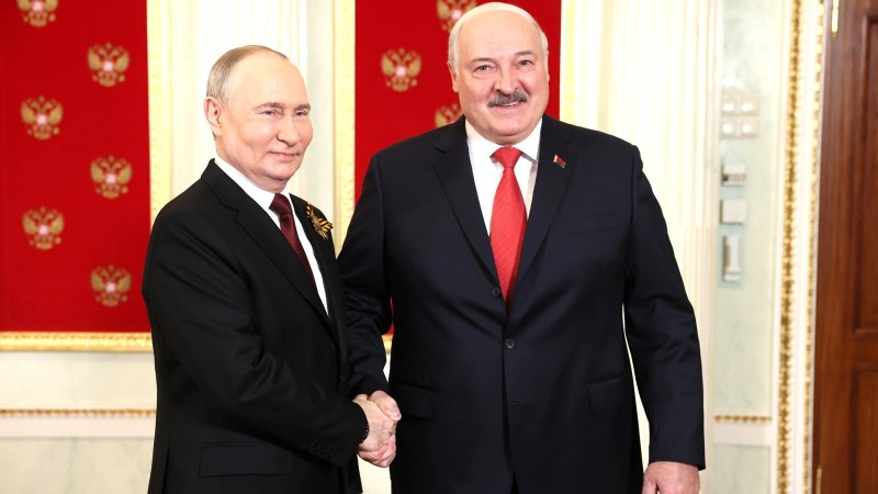 Putin Łukaszenko