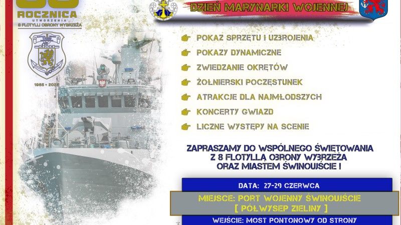 Dzień Marynarki Wojennej w Świnoujściu.
