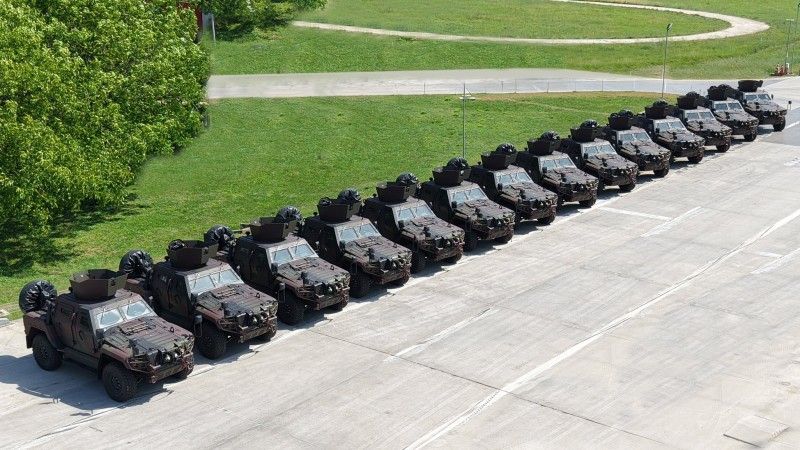 Pierwsze pojazdy taktyczne Cobra II dostarczone do Rumunii.