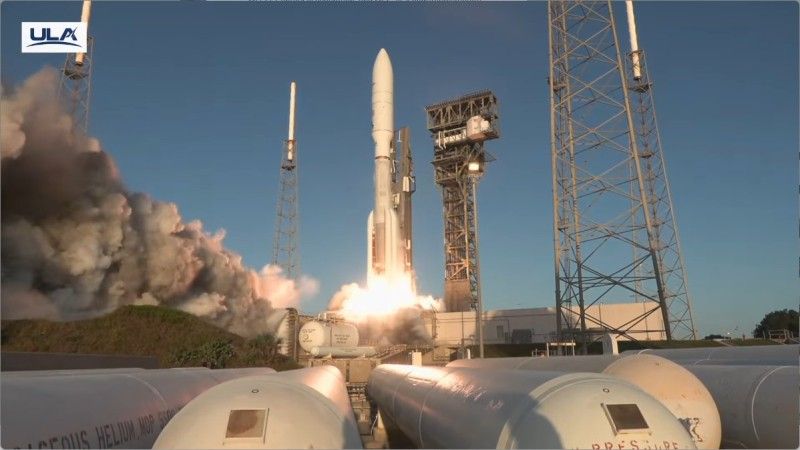 Moment startu rakiety Atlas V z satelitami Projektu Kuiper, 23 czerwca br.