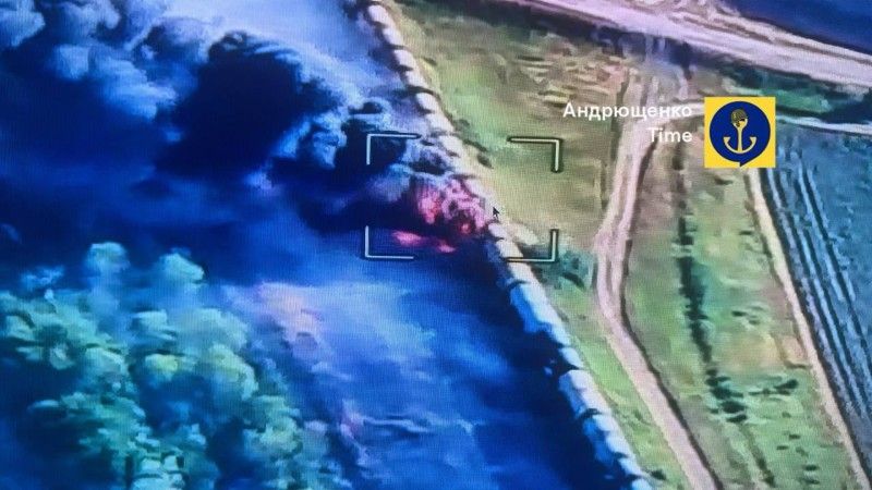 Atak na cysterny kolejowe na Zaporożu