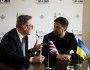 Premier Wielkiej Brytanii Keir Starmer i prezydent Ukrainy Wołodymyr Zełenski.
