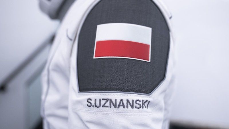 Skafander dr Sławosza Uznańskiego-Wiśniewskiego do misji Ax-4.