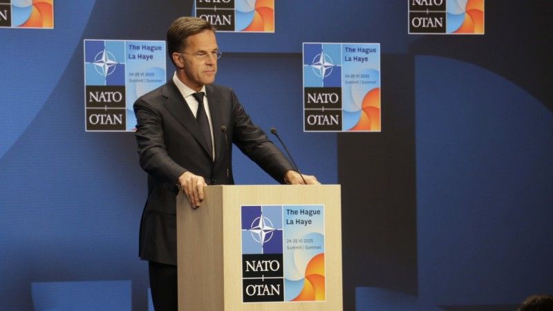 Sekretarz generalny NATO Mark Rutte, Haga 2025