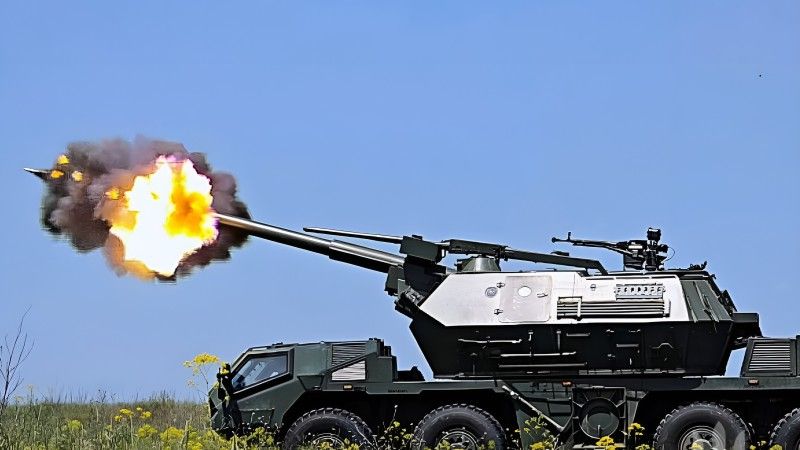 Ukraińska haubica samobieżna DANA-M2.