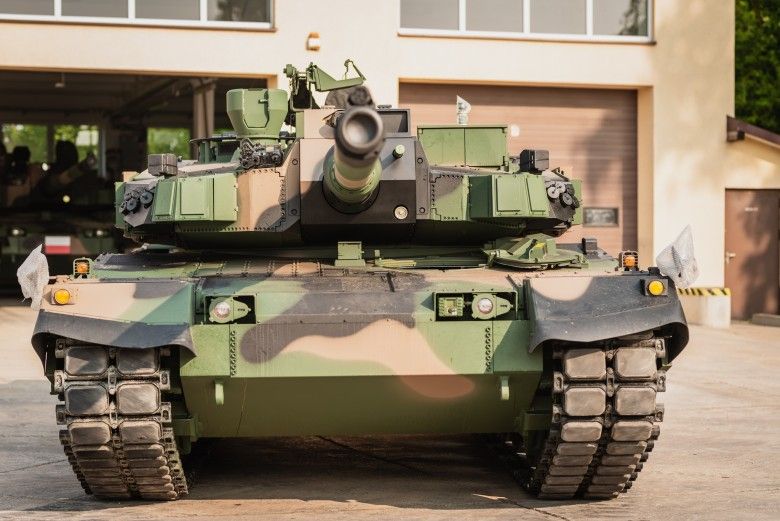 Czołg K2GF należący do 15. Giżyckiej Brygady Zmechanizowanej.