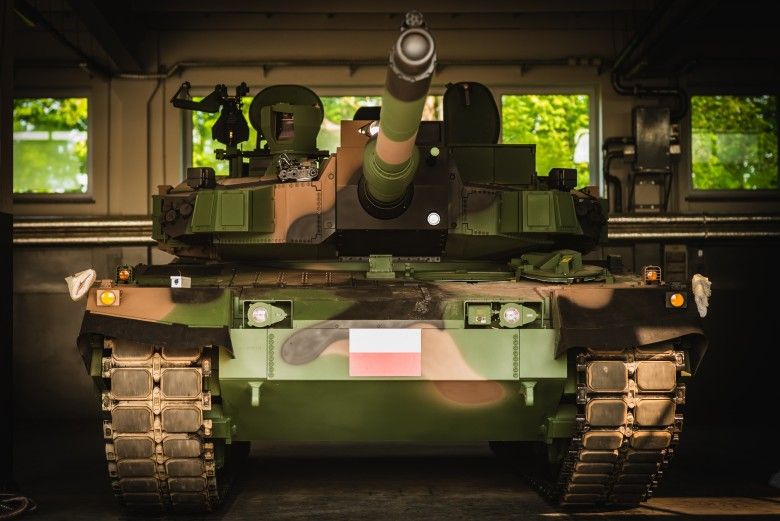 Czołg K2GF należący do 15. Giżyckiej Brygady Zmechanizowanej.