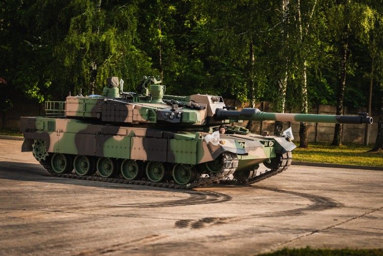 Czołg K2GF należący do 15. Giżyckiej Brygady Zmechanizowanej.