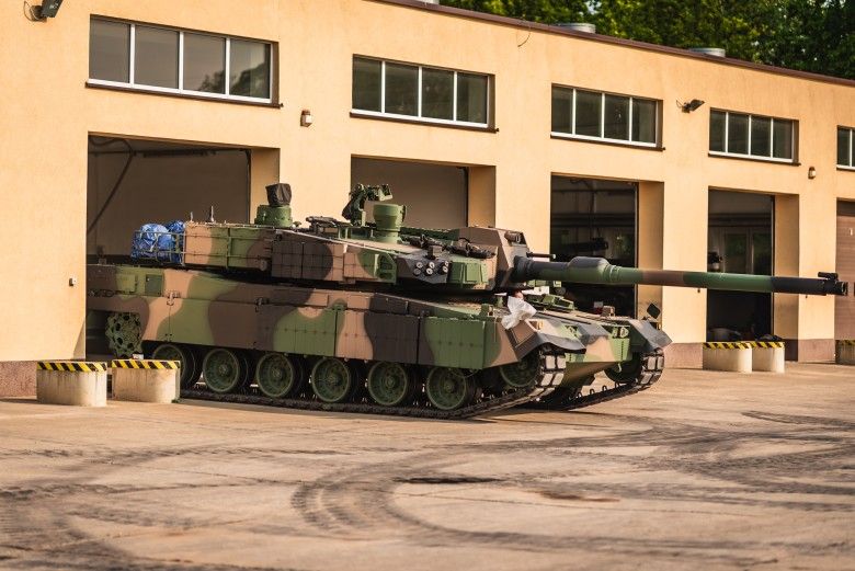 Czołg K2GF należący do 15. Giżyckiej Brygady Zmechanizowanej.