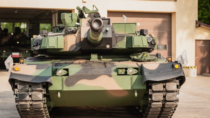 Czołg K2GF należący do 15. Giżyckiej Brygady Zmechanizowanej.