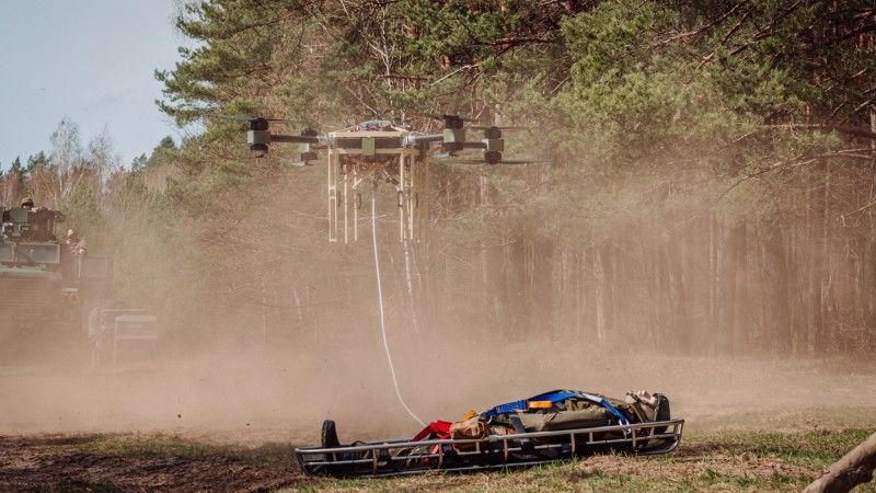 MEWA MED, 15GBZmech, drony, medevac