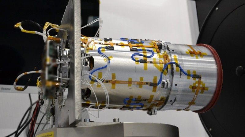 Teleskop Scanway w trakcie integracji.