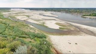 Wisła, Warszawa, okolice Mostu Anny Jagiellonki (Mostu Południowego), 6 lipca 2025 r.