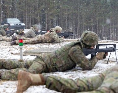 Eurocorps trening strzelecki