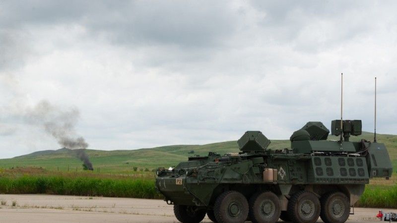 KTO Stryker w wariancie DE M-SHORAD.
