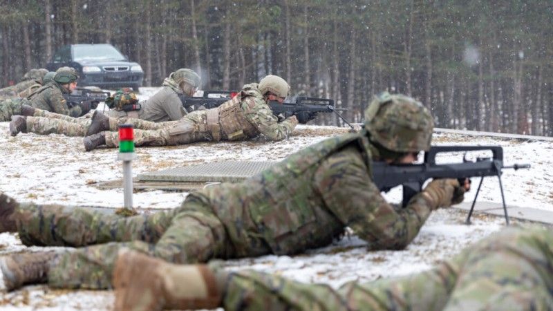 Eurocorps trening strzelecki