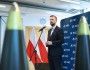 Wicepremier, Minister Obrony Narodowej Władysław Kosiniak-Kamysz na briefingu prasowym poświęconym rozbudowie zdolności produkcji amunicji wielkokalibrowej w spółkach Polskiej Grupy Zbrojeniowej.
