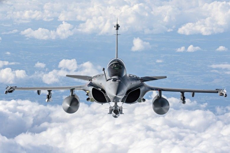 Rafale fighter - nuclear deterrence drills.