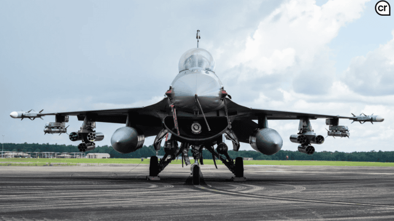 F-16 z uzbrojeniem antydronowym