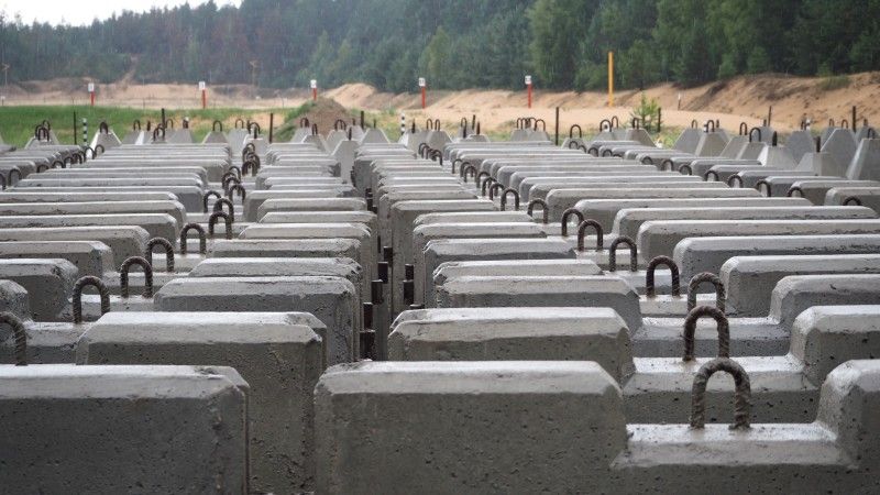 Litwa, Bałtycka Linia Obrony, elementy umocnień inżynieryjnych