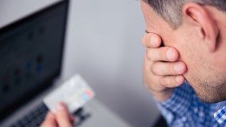 scam phishing credit card laptop computer