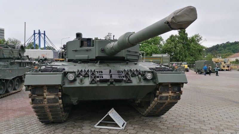 Czeski czołg podstawowy Leopard 2A4.