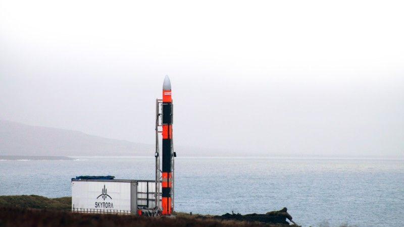 Rakieta suborbitalna Skylark L w trakcie testów.