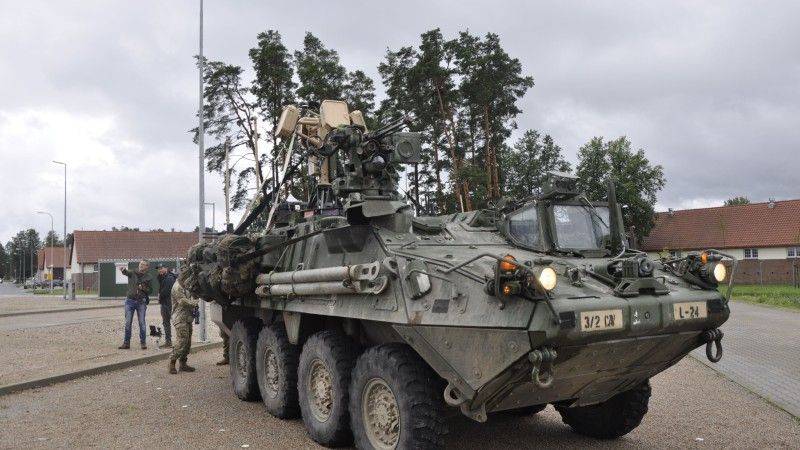 zagłuszarki, fly trap, radary, Stryker, us army, ćwiczenia, Bemowo Piskie, Jackal, armia brytyjska