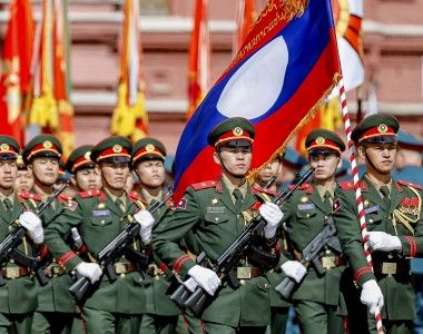 Laos parada Moskwa