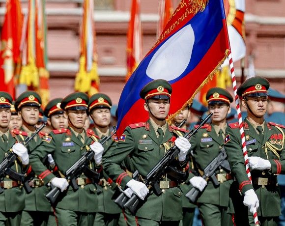 Laos parada Moskwa